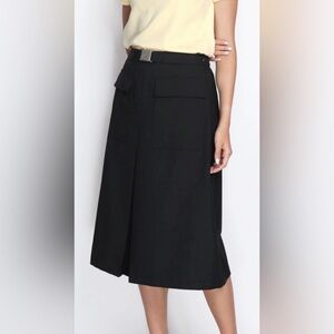 Classiques Entier Chic Black A-Line Skirt